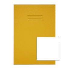 RHINO 13 x 9 Oversized Exercise Book 48 Page, Yellow, B (Pack of 10)