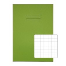 RHINO 13 x 9 Oversized Exercise Book 80 Page, Light Green, S10 (Pack of 10)