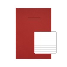 RHINO 13 x 9 Oversized Exercise Book 80 Page, Red, F8M (Pack of 10)