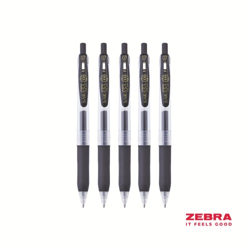 Eco SARASA Gel Retractable Rollerball CLIP 0.7mm Pen Black Ink Box 12