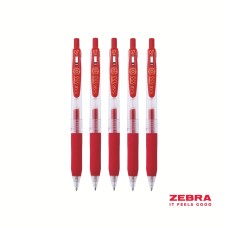 Eco SARASA Gel Retractable Rollerball CLIP 0.7mm Pen Red Ink Box 12