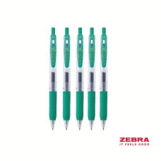 Eco SARASA Gel Retractable Rollerball CLIP 0.7mm Pen Green Ink Box 12