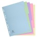 Exacompta Forever 170 GSM Recycled Pastel Dividers, A4 5 Part