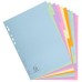 Exacompta Forever 170 GSM Recycled Pastel Dividers, A4 10 Part
