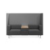 ROCADA BE SOFT Double Booth and Table - Grey