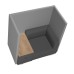 ROCADA BE SOFT Individual Booth and Table - Grey