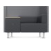 ROCADA BE SOFT Individual Booth and Table - Grey