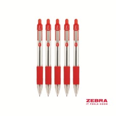 Z-Grip Retractable Ballpoint Pen Red ink Box 12