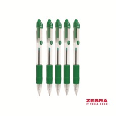 Z-Grip Retractable Ballpoint Pen Green ink Box 12