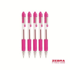 Z-Grip Retractable Ballpoint Pen Pink ink Box 12