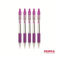 Z-Grip Retractable Ballpoint Pen Violet ink Box 12