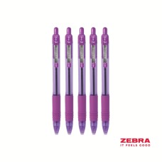 Z-Grip Smooth Retractable Ballpoint Pen Violet Ink Box 12