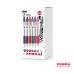 Z-Grip Retractable Ballpoint Pen Assorted Ink 50 Pack