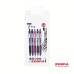Z-Grip Smooth Retractable Ballpoint Pen Assorted Ink Box of 50