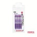 Z-Grip Smooth Retractable Ballpoint Pen Violet Ink Box of 50