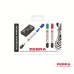 Whiteboard Marker Bullet Double Ended Pk 50 Assorted
