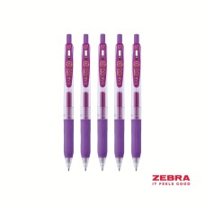 Eco SARASA Gel Retractable Rollerball CLIP 0.7mm Pen Violet Ink Box 12
