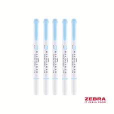MILDLINER Double Ended Fluorescent Blue Highlighter Box 10