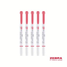 MILDLINER Double Ended Cool & Refined Highlighter Red Box 10