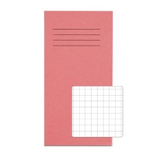 RHINO 8 x 4 Exercise Book 32 Page, Pink, S10 (Pack of 10)