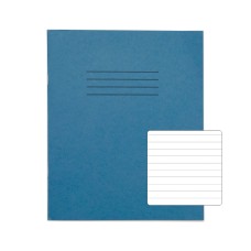 RHINO 8 x 6.5 Exercise Book 32 Page, Light Blue, F8 (Pack of 10)