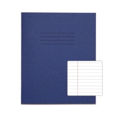 RHINO 8 x 6.5 Exercise Book 48 Page, Dark Blue, F8M (Pack of 10)