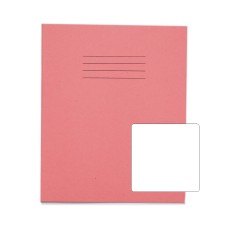 RHINO 8 x 6.5 Exercise Book 80 Page, Pink, B (Pack of 10)