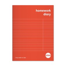 RHINO 8 x 6 Homework Diary 84 Page, 5-Day Week (Pack of 10)