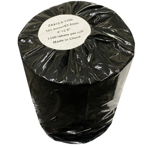 Compatible Zebra White Shipping Paper Labels Roll 1100 pcs (ZA4x2.5-1100)