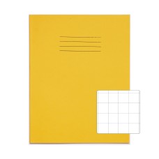 RHINO 9 x 7 Exercise Book 32 Page, Yellow, S20 (Pack of 10)