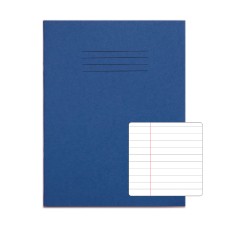 RHINO 9 x 7 Exercise Book 48 Page, Dark Blue, F8M (Pack of 10)