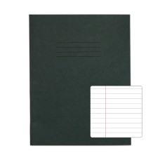RHINO 9 x 7 Exercise Book 48 Page, Dark Green, F8M (Pack of 10)