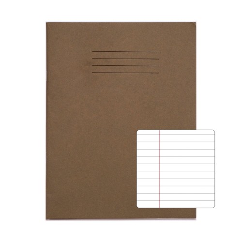 RHINO 9 x 7 Exercise Book 80 Page, Grey, F8M (Pack of 100)