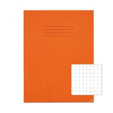 RHINO 9 x 7 Exercise Book 80 Page, Orange, S10 (Pack of 100)