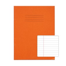 RHINO 9 x 7 Exercise Book 80 Page, Orange, F8M (Pack of 100)