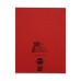 RHINO 9 x 7 Exercise Book 80 Page, Red, F6M (Pack of 10)