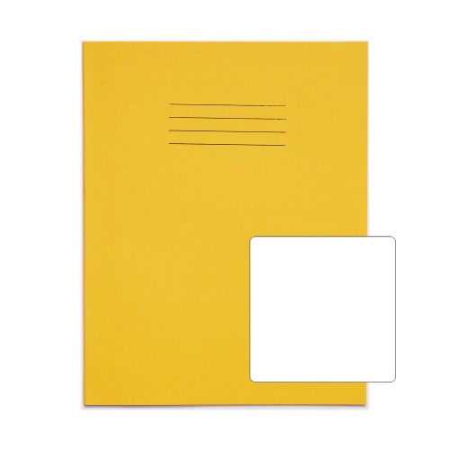 RHINO 9 x 7 Exercise Book 80 Page, Yellow, B (Pack of 100)
