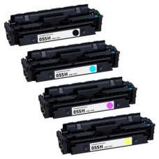 4 Pack - Compatible 055H 3020C002/19/18/17 BCMY Toner Multipack for Canon Printers