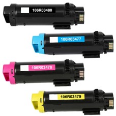4 Pack - Compatible 106R03480/77/78/79 BCMY Toner Multipack for Xerox Printers