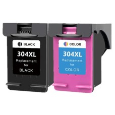 Twin Pack - Compatible 304XL B/CMY Hi Cap Ink Multipack for HP Printers