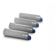 4 Pack - Compatible 44059232/29/30/31 BCMY Toner Multipack for Oki Printers