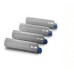 5 Pack - Compatible 44059232/29/30/31 BCMY Multipack + Extra Black for Oki Printers