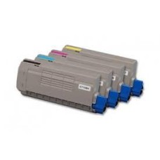 5 Pack - Compatible 44318608/5/6/7 BCMY Multipack + Extra Black for Oki Printers