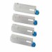 5 Pack - Compatible 44318608/5/6/7 BCMY Multipack + Extra Black for Oki Printers