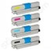 5 Pack - Compatible 44973512/09/10/11 BCMY Multipack + Extra Black for Oki Printers