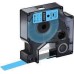 Compatible 45016 S0720560 Black on Blue Tape 12mm x 7m for Dymo Label Printers