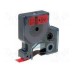 Compatible 45017 S0720570 Black on Red Tape 12mm x 7m for Dymo Label Printers