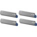 4 Pack - Compatible 45862840/39/38/37 BCMY Toner Multipack for Oki Printers