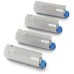 4 Pack - Compatible 46507508/5/6/7 BCMY Toner Multipack for Oki Printers