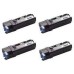 4 Pack - Compatible 593-11016/17/18/19 BCMY Toner Multipack for Dell Printers